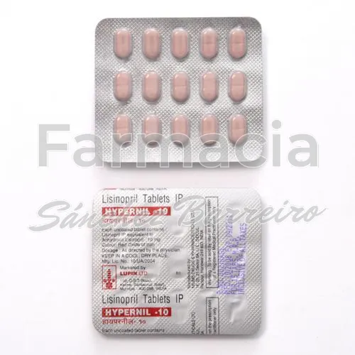 lisinopril en España sin receta